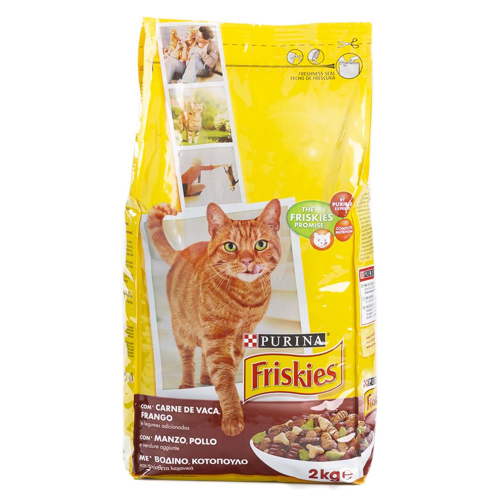  - Friskies Vitality Beef Cat Food 2Kg (1)