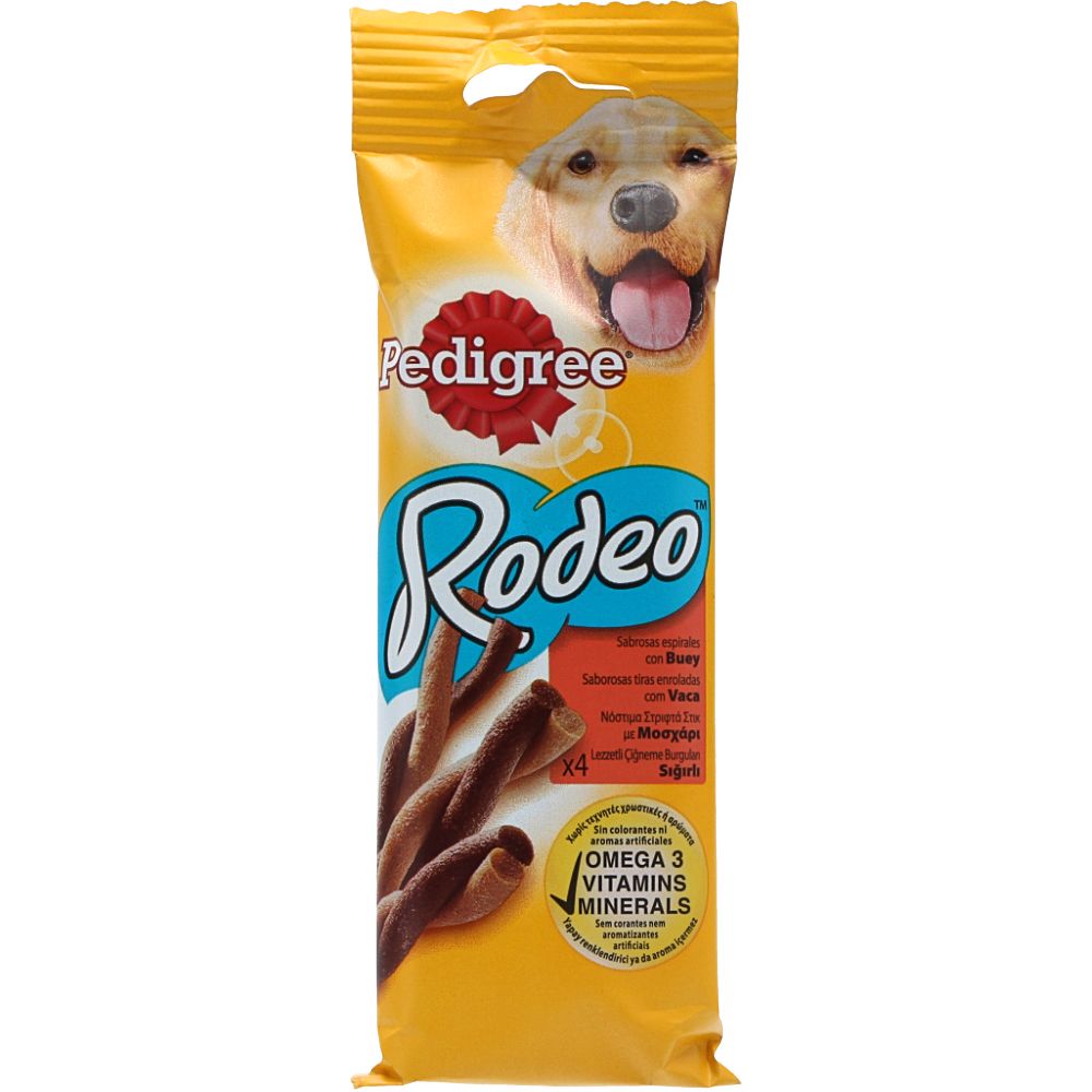  - Pedigree Rodeo Beef Snack 4 x 17.5g (1)