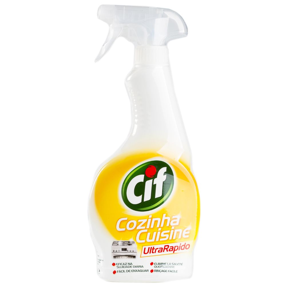  - Detergente Cif Cozinha Ultra Desengordurante Spray 500 mL (1)