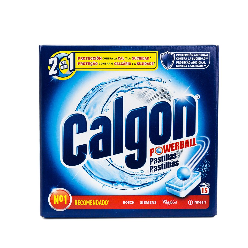  - Detergente Calgon Tabs Anti-Calcário 15 un = 195g (1)