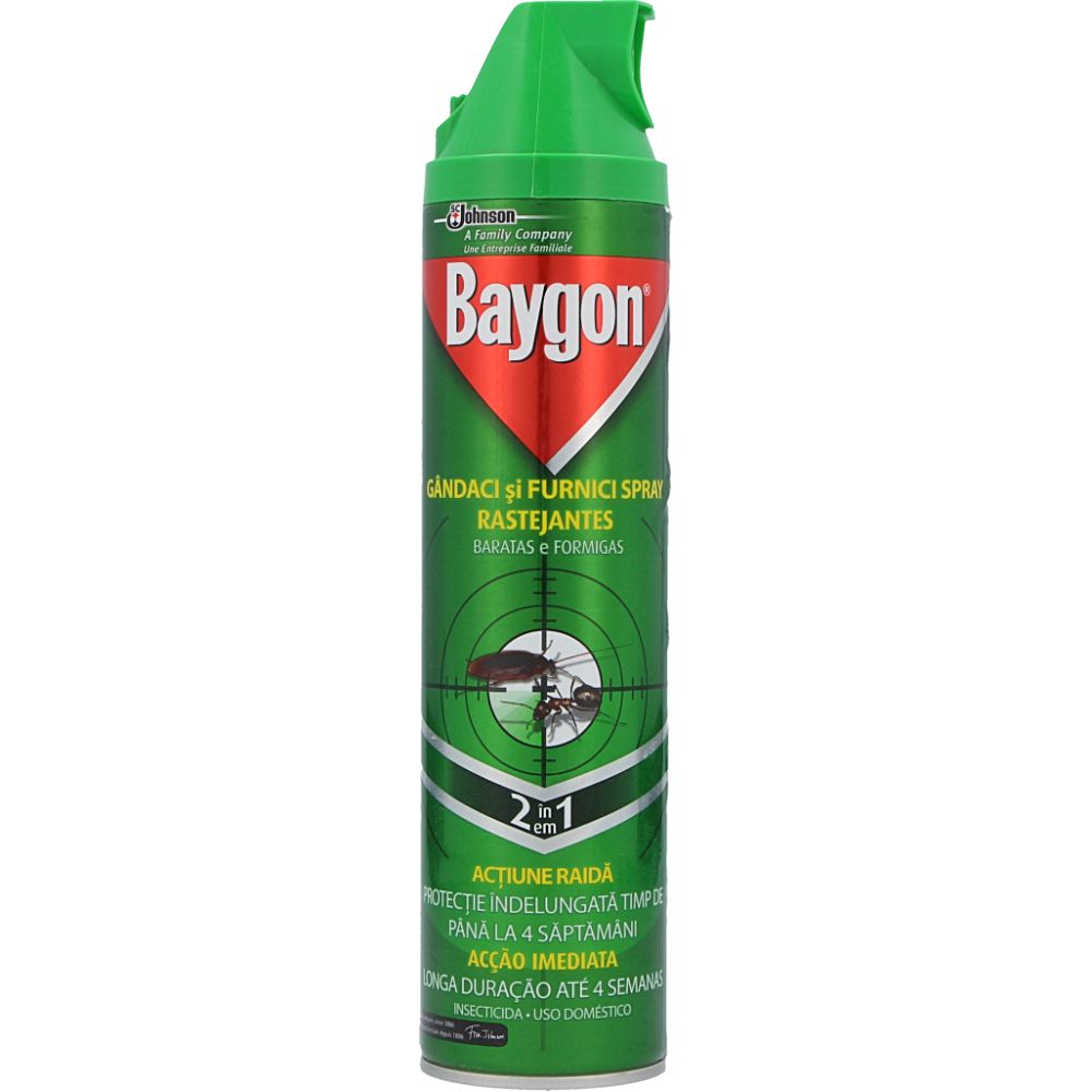  - Insecticida Baratas & Formigas Baygon 400ml (1)