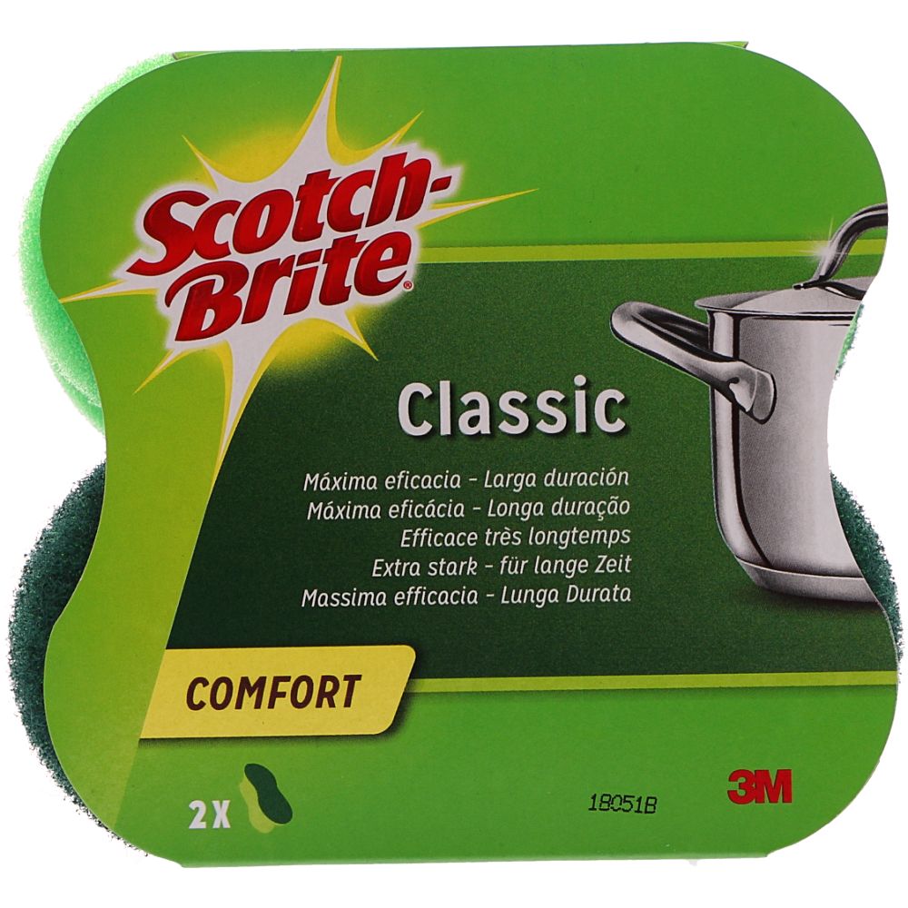  - Scotch-Brite Comfort Classic Sponge 2 pc (1)