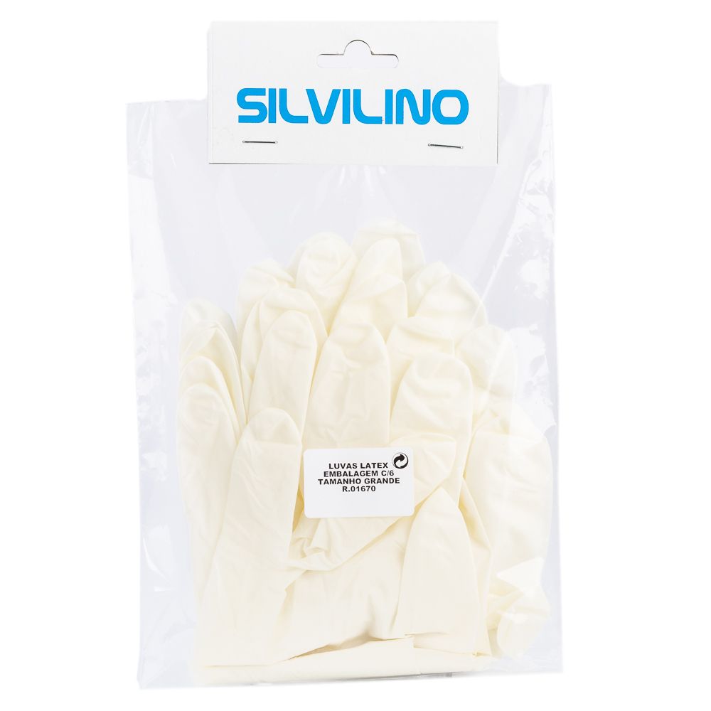  - Silvino Latex Rubber Gloves 6un (1)