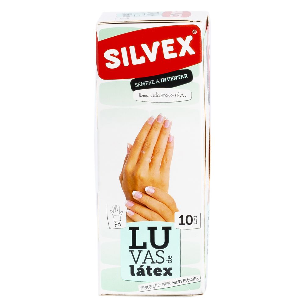  - Silvex Extra Thin S/M Rubber Gloves 10un (1)