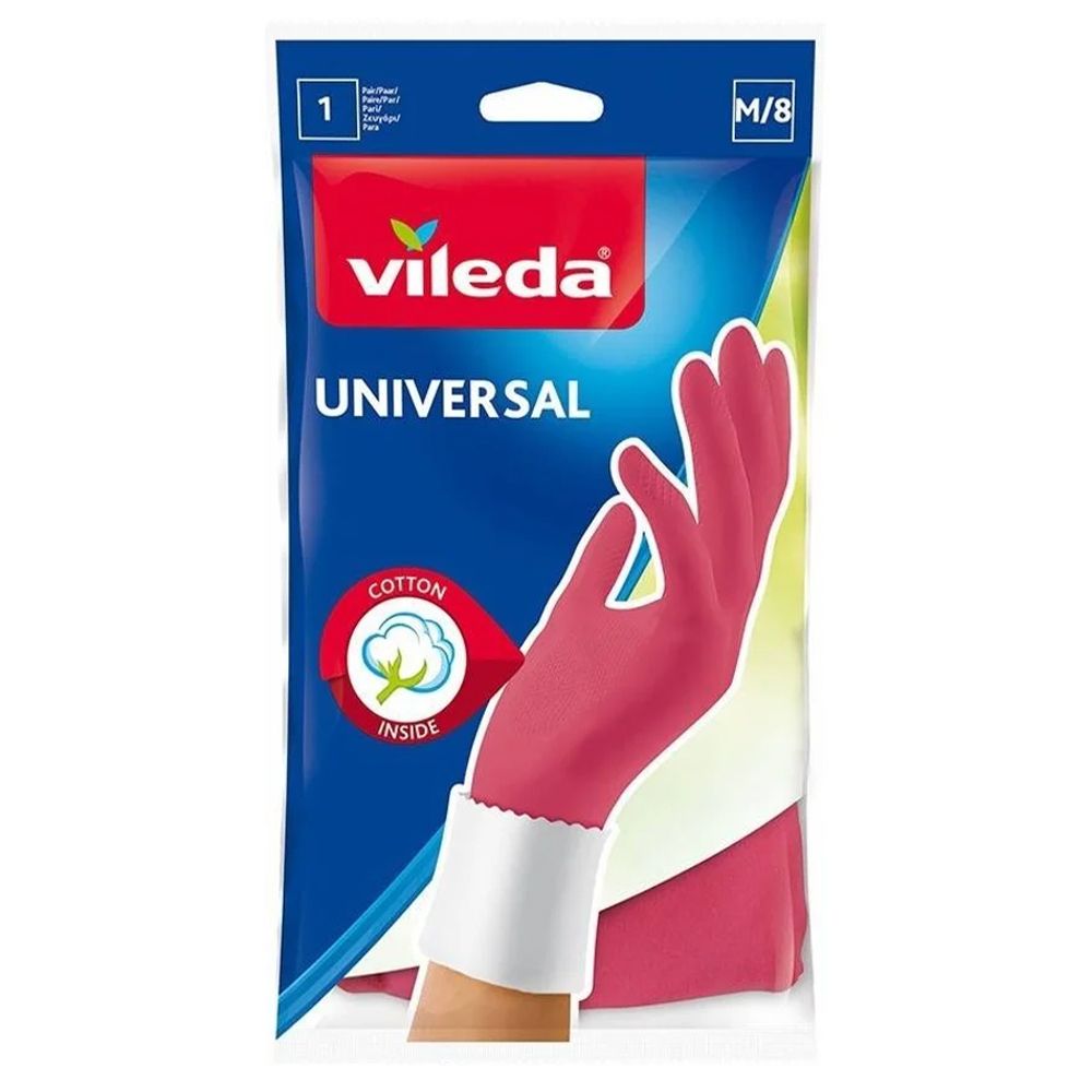  - Vileda Universal M/L Rubber Gloves (1)