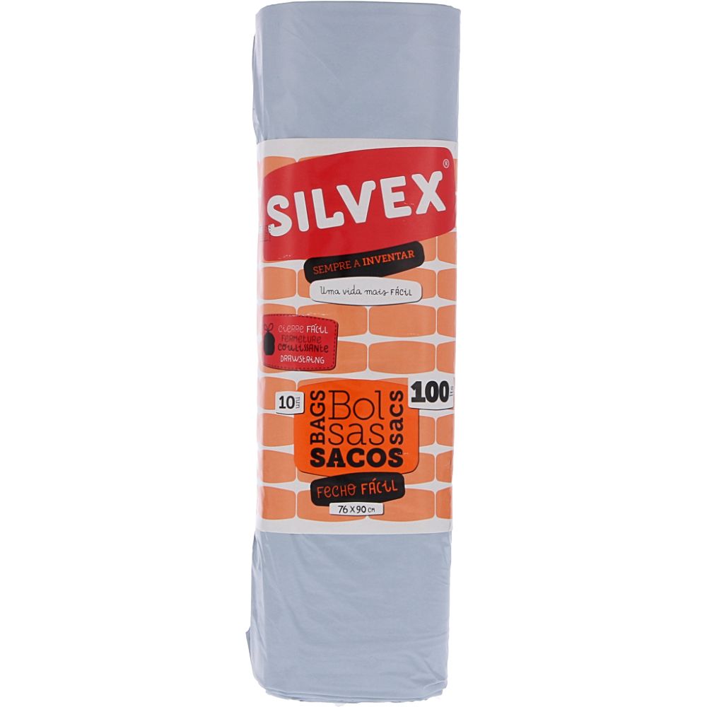  - Silvex 100L Bin Bags 10 pc
