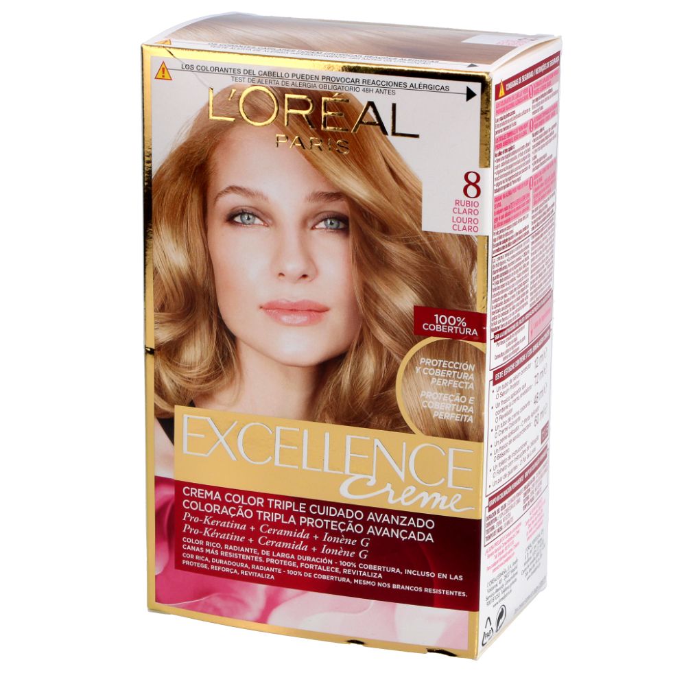  - L`Oréal Excellence Creme No. 8 Hair Colourant 176mL (1)