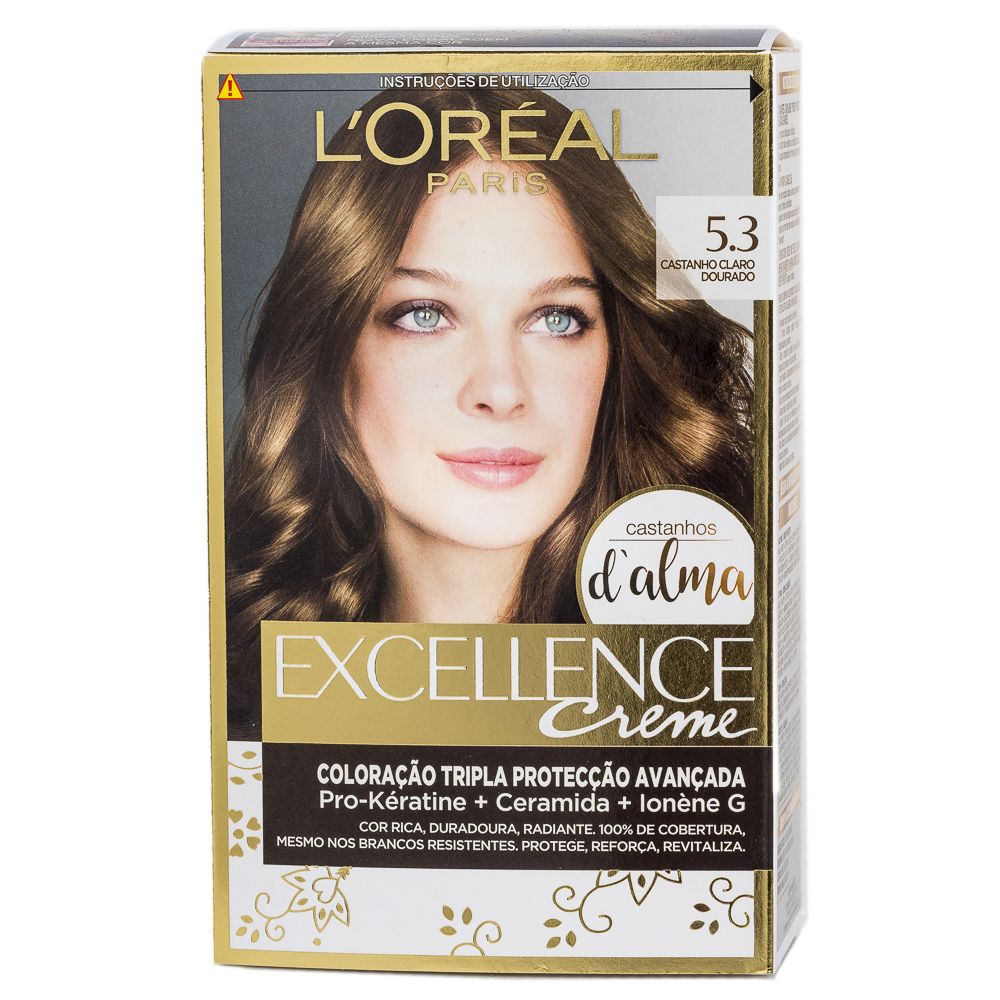  - Colorante L`Oréal Excellence Nº5.3 176 mL (1)