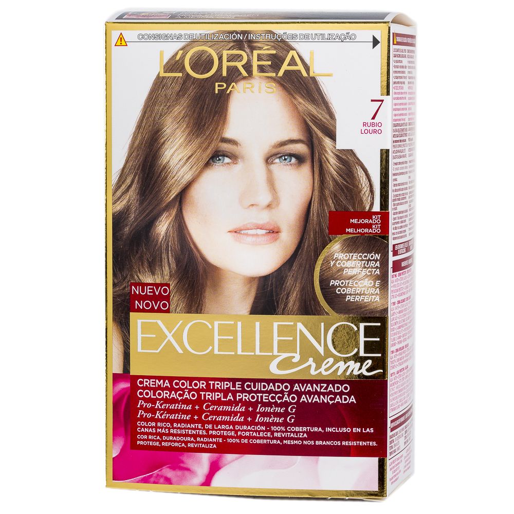  - Colorante L`Oréal Exellence Nº7.0 176 mL (1)