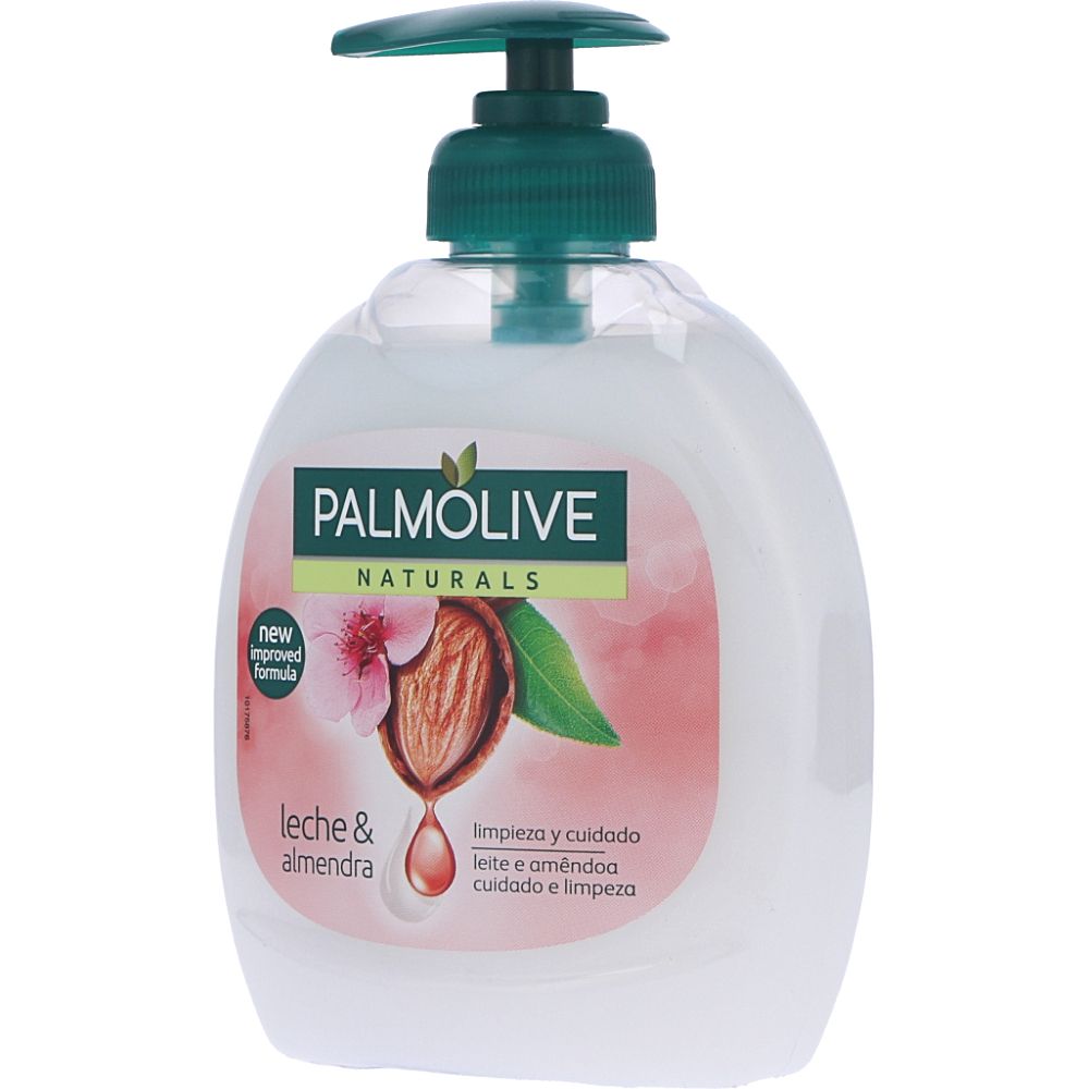 - Palmolive Milk & Almonds Liquid Hand Soap 300mL (1)