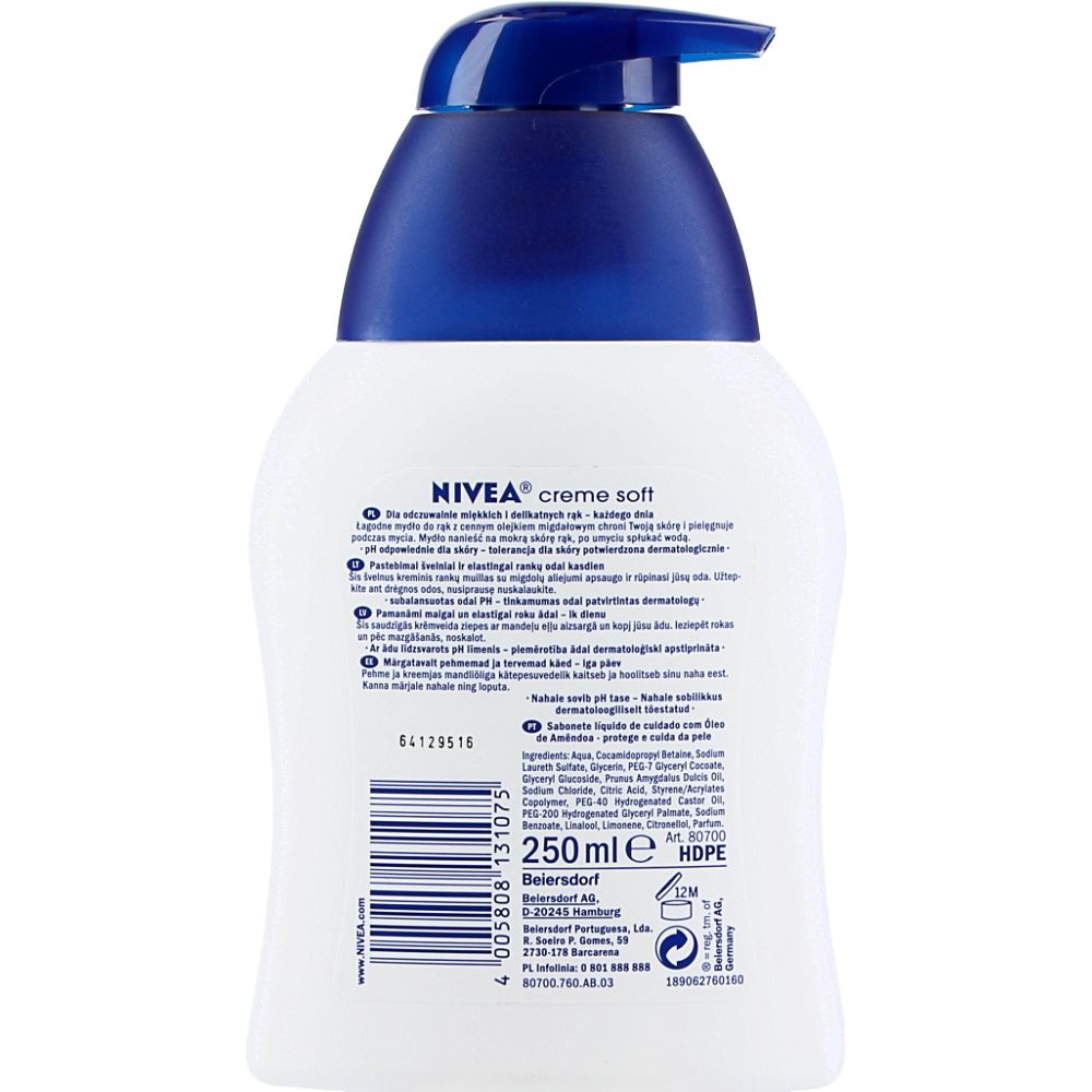  - Nivea Creme Soft Liquid Soap 250ml (2)