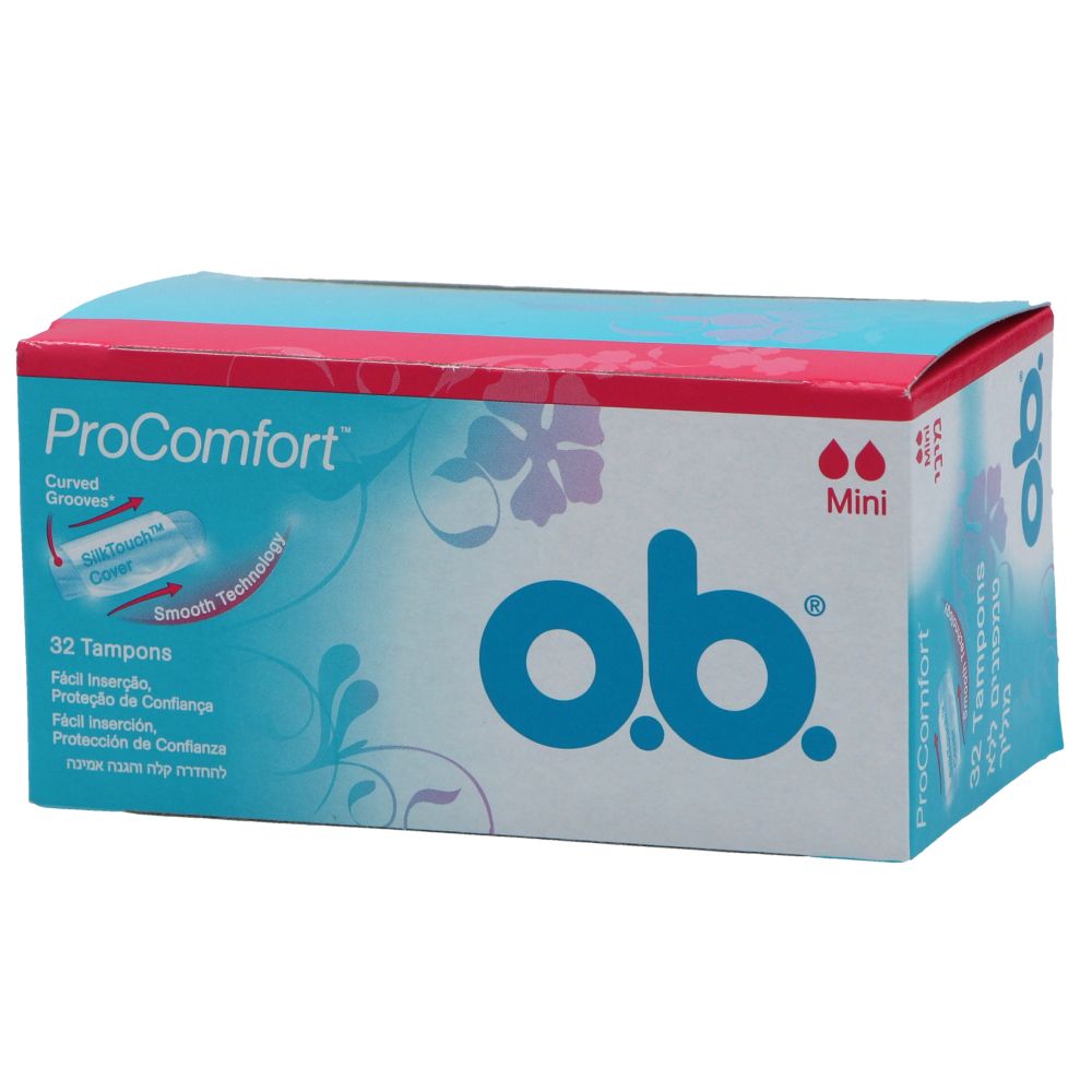  - O.b. Pro Comfort Mini Tampons 32 un (1)