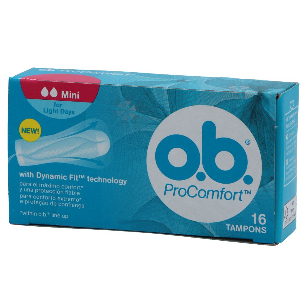  - O.b. Pro Comfort Mini Tampons 16 un (1)