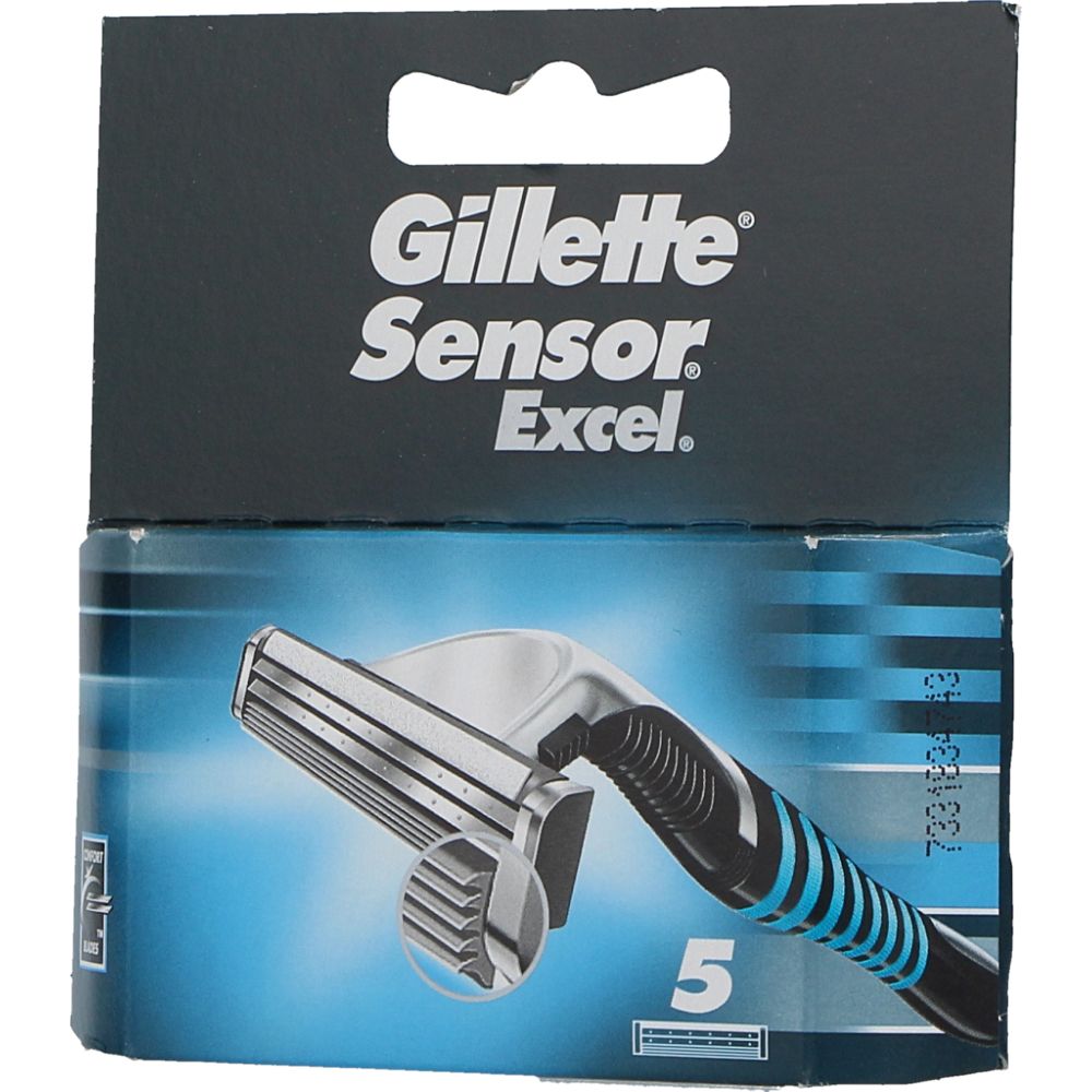  - Gillette Sensor Excel Razor Blades 5un (1)