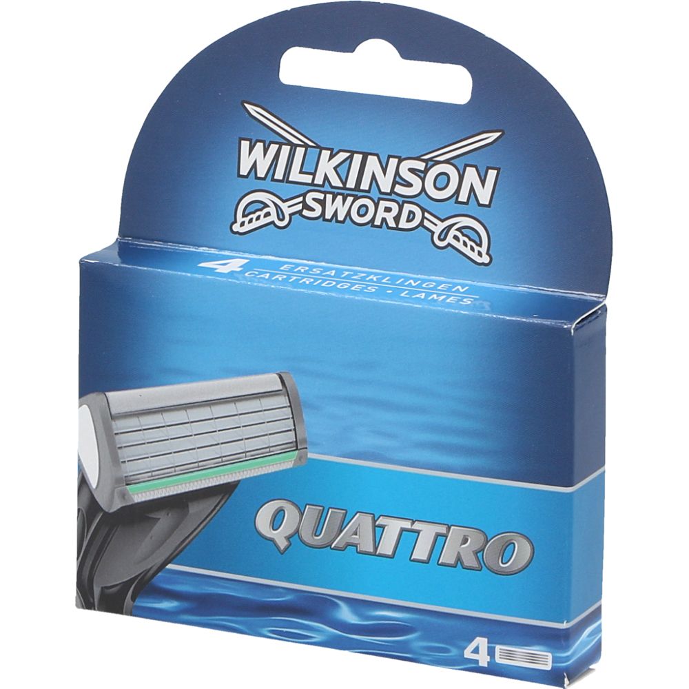  - Wilkinson Quattro Plus Razor Blades 4 pc (1)
