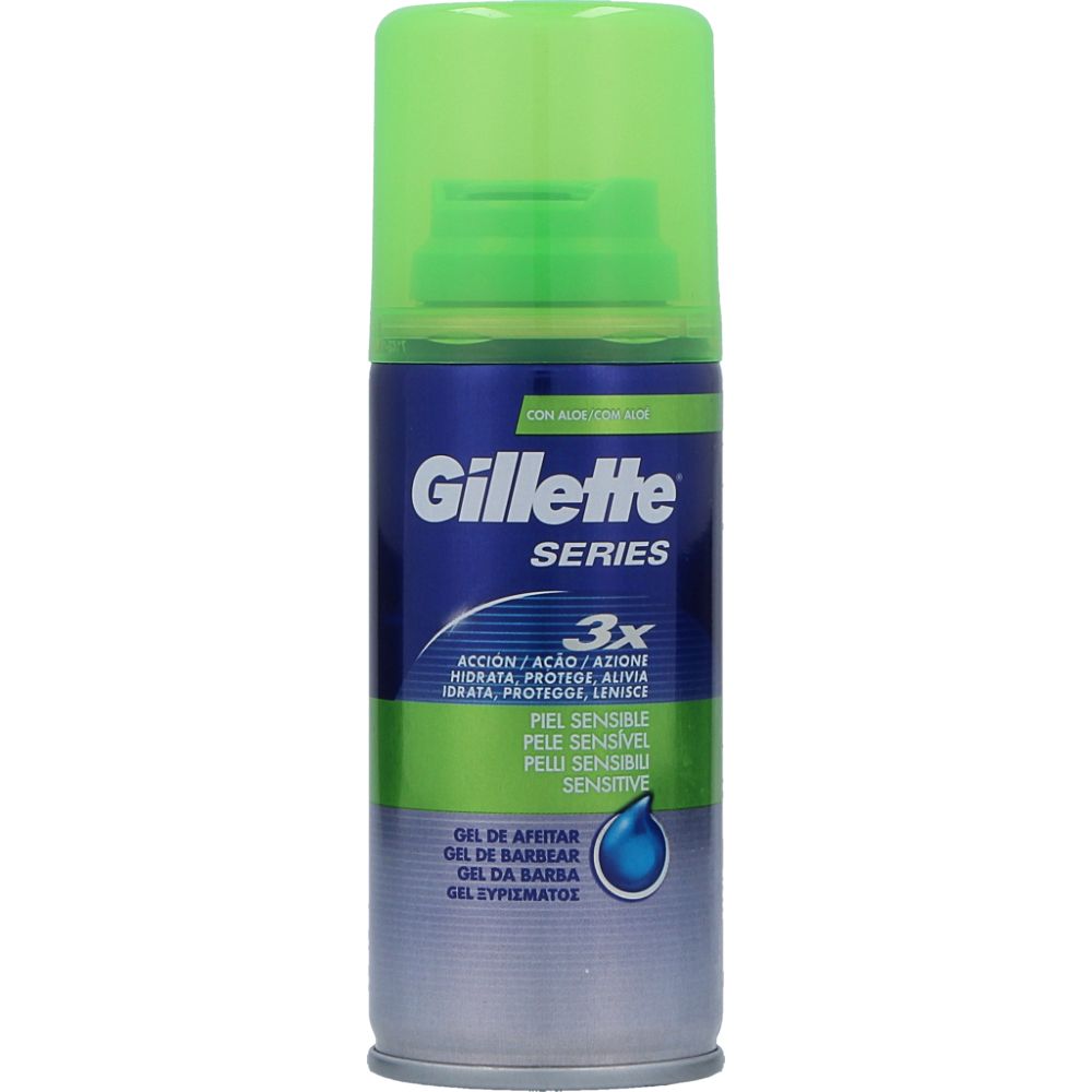  - Gel Barbear Gillette Series Pele Sensível 75 mL (1)