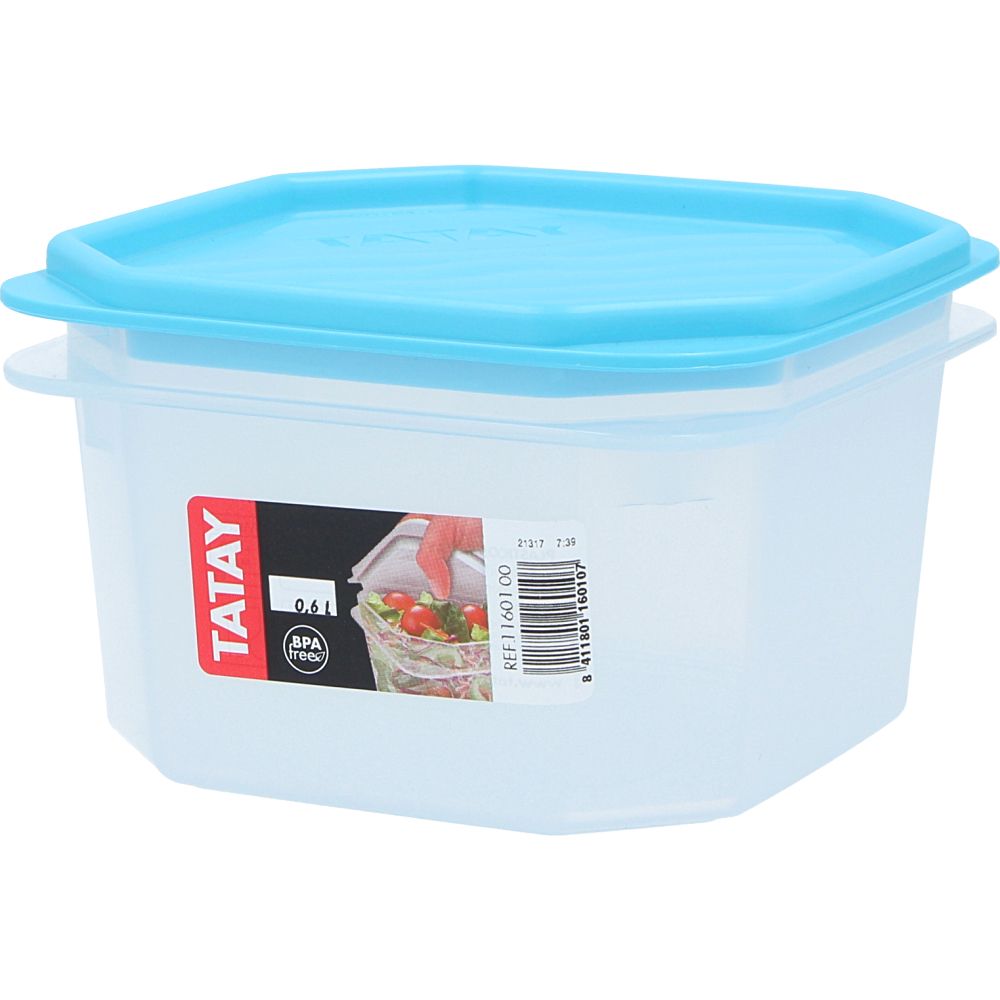  - Tatay Food Container Blue 0.6 L pc (1)