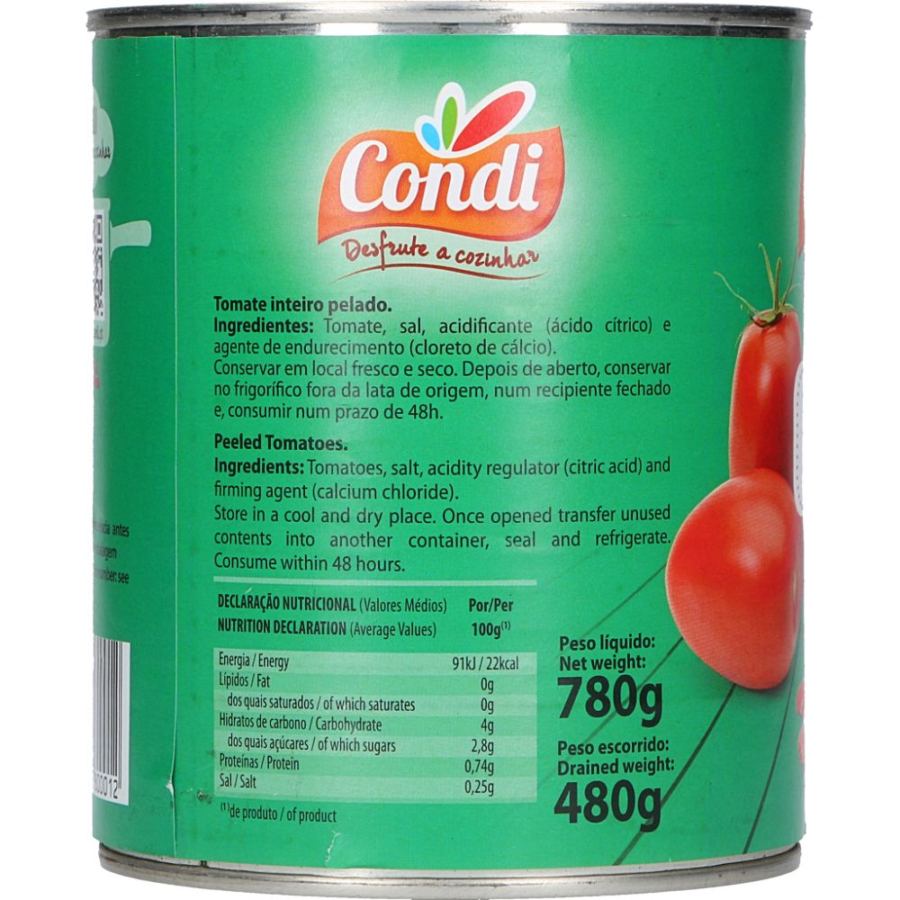  - Condi Whole Peeled Tinned Tomatoes in Juice 480g (2)