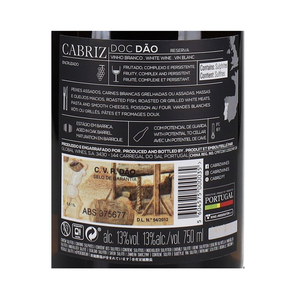  - Vinho Branco Cabriz Reserva 75cl (2)