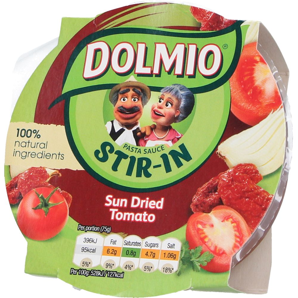  - Dolmio Dried Tomato Stir-in Pasta Sauce 150g (1)