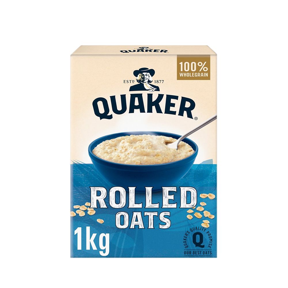 Quaker Porridge Oats 1 Kg - Porridge & Oats - Breakfast Cereal - Pantry ...
