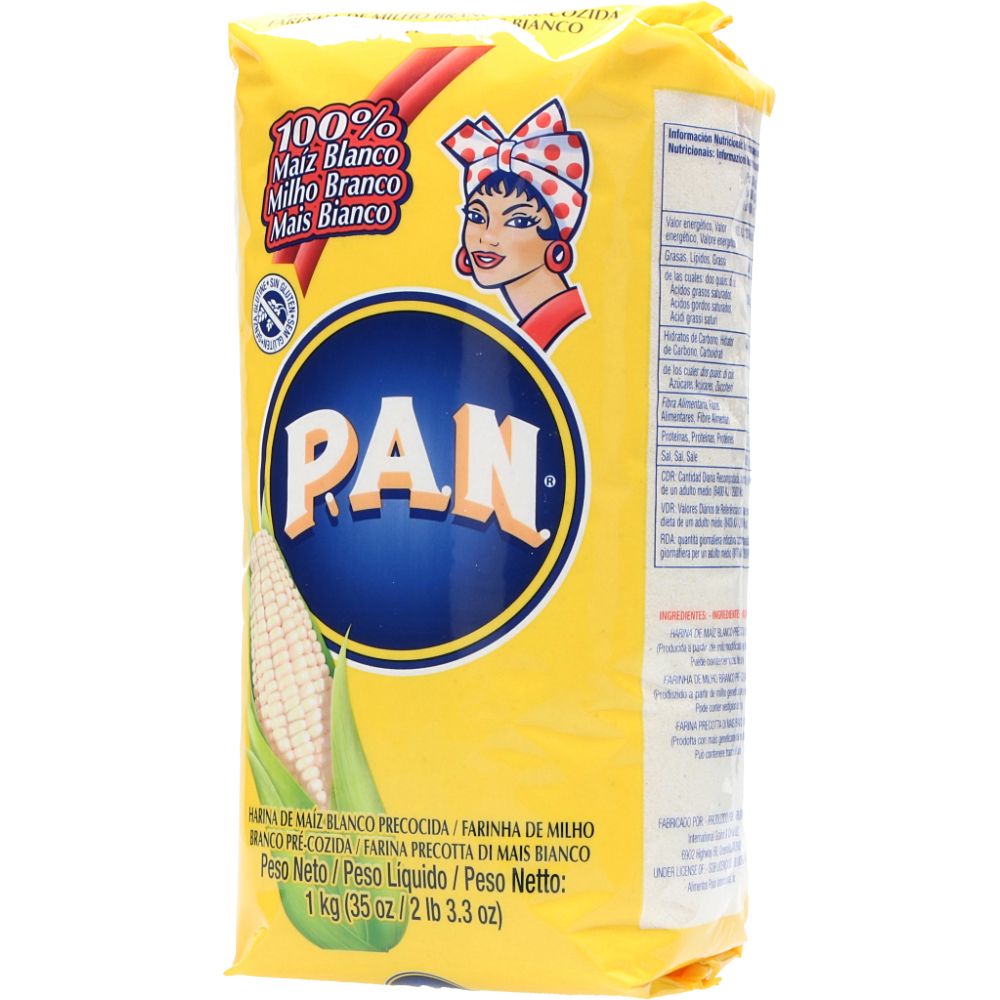  - P.A.N. White Cornmeal 1 Kg (1)