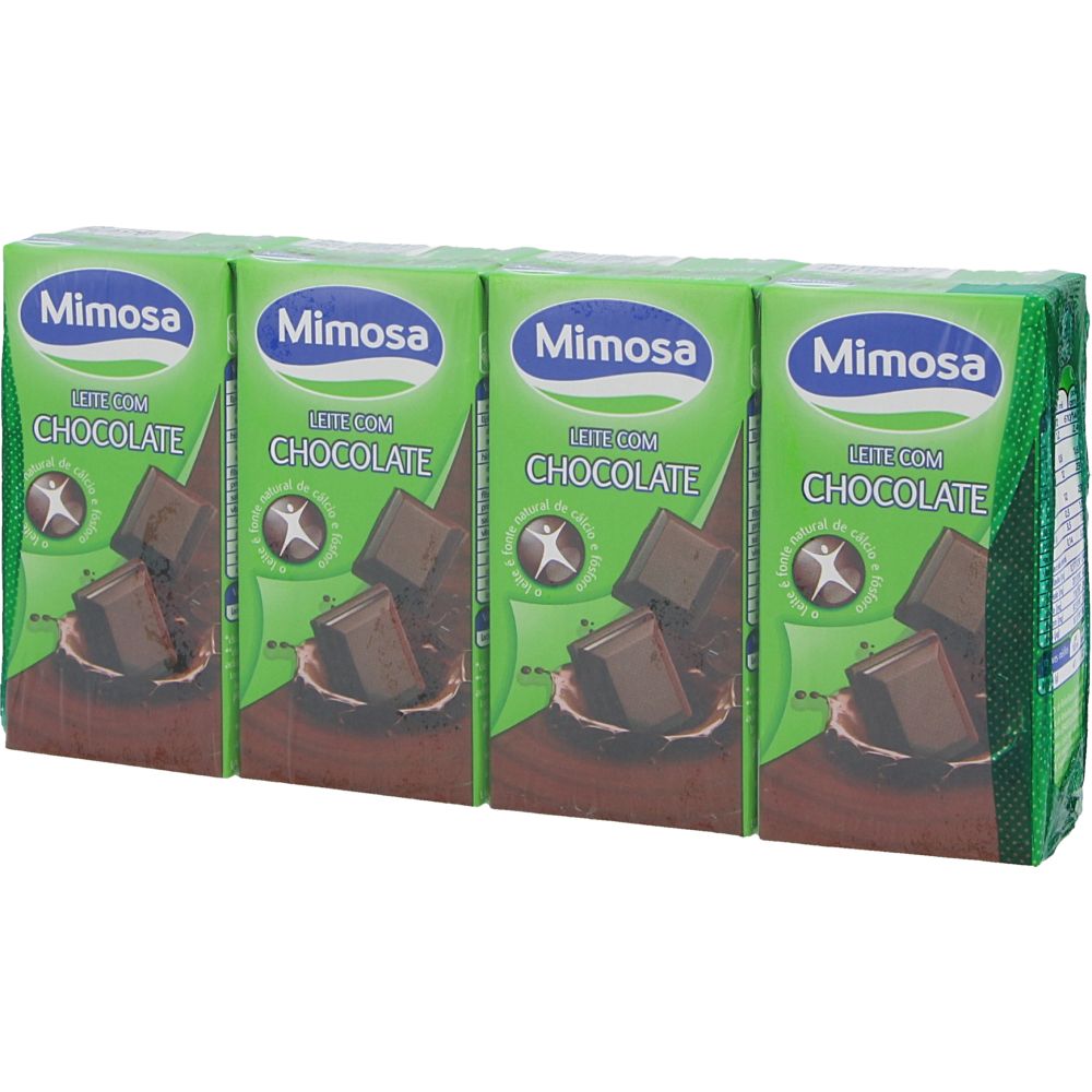  - Leite Mimosa Meio Gordo C/ Chocolate 4 x 200 mL (1)