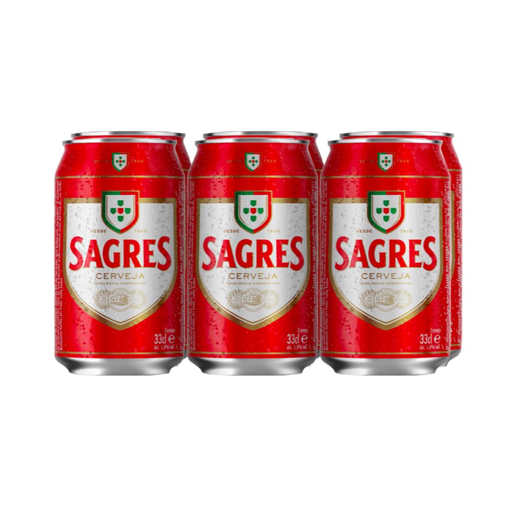  - Cerveja Sagres Lata 6 x 33cl (1)