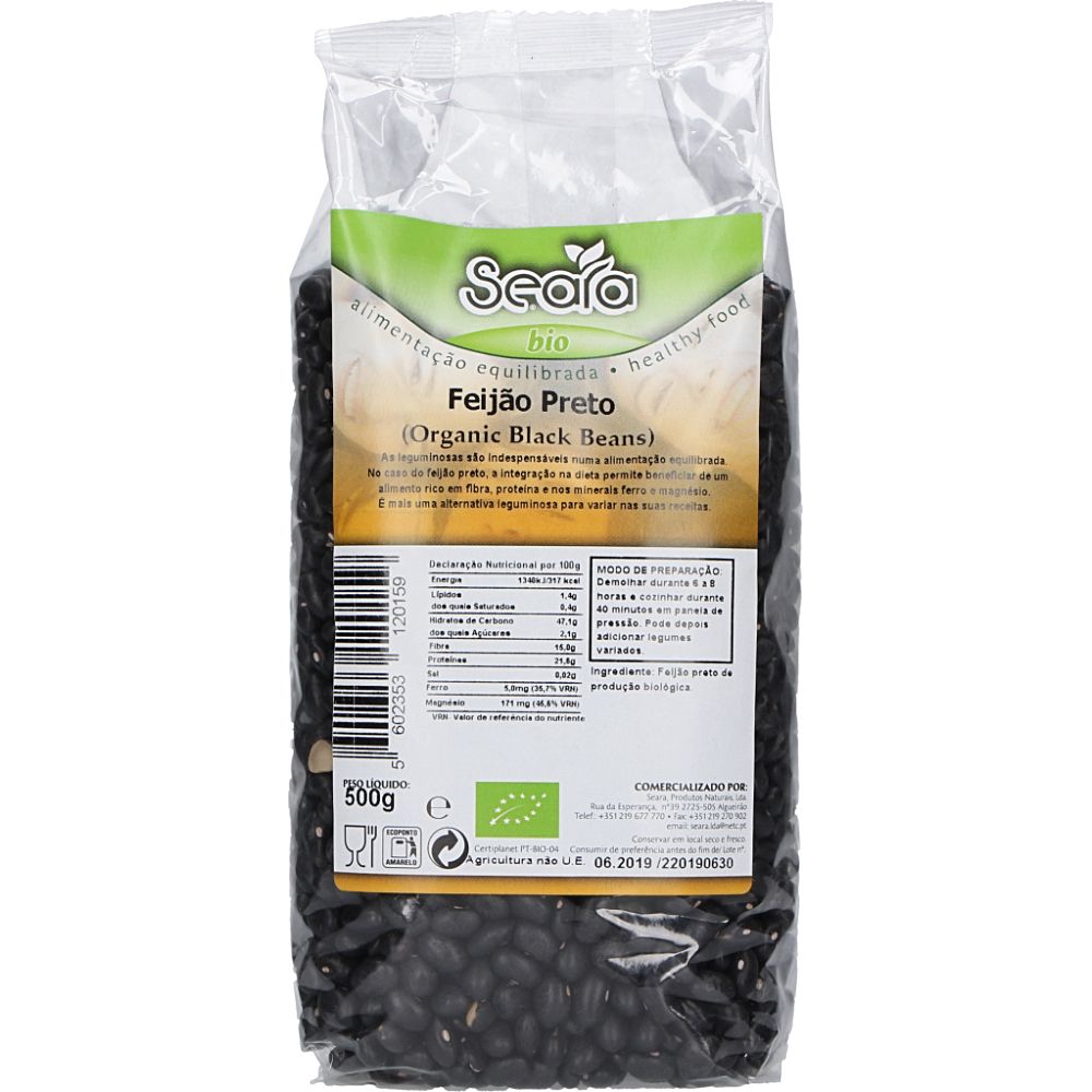  - Seara Organic Black Beans 500g (1)