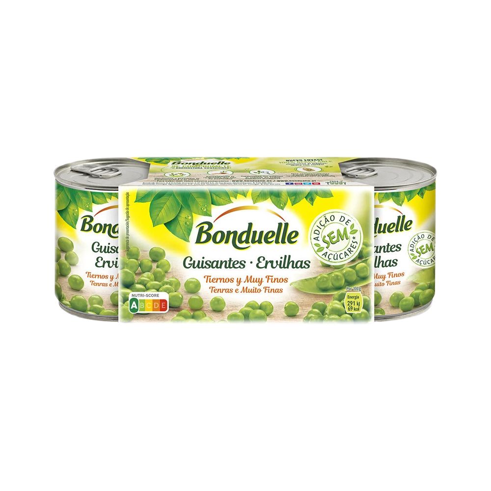  - Bonduelle Very Thin Peas 3 x 140g (1)