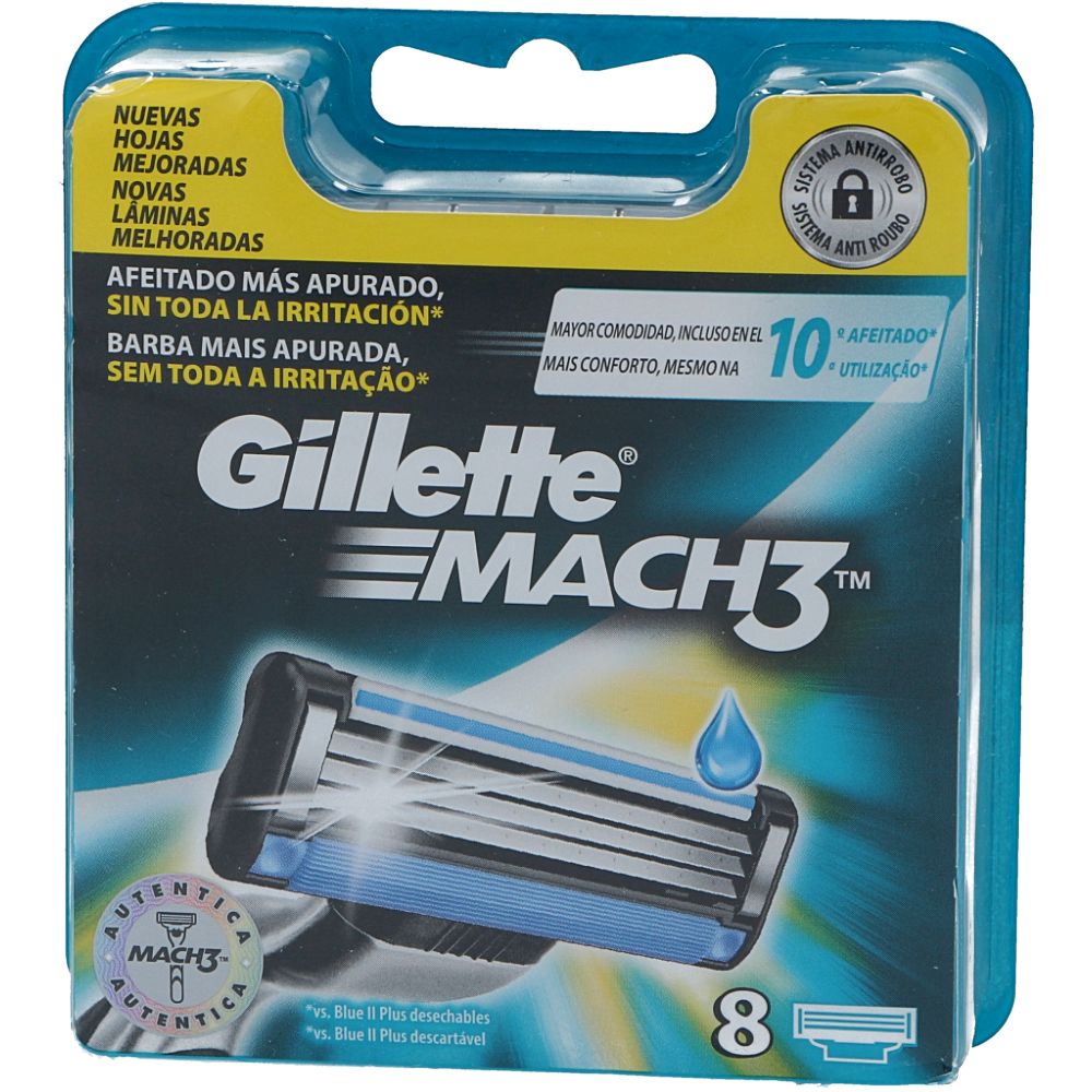  - Gillette Mach3 Razor Blades 8un (1)