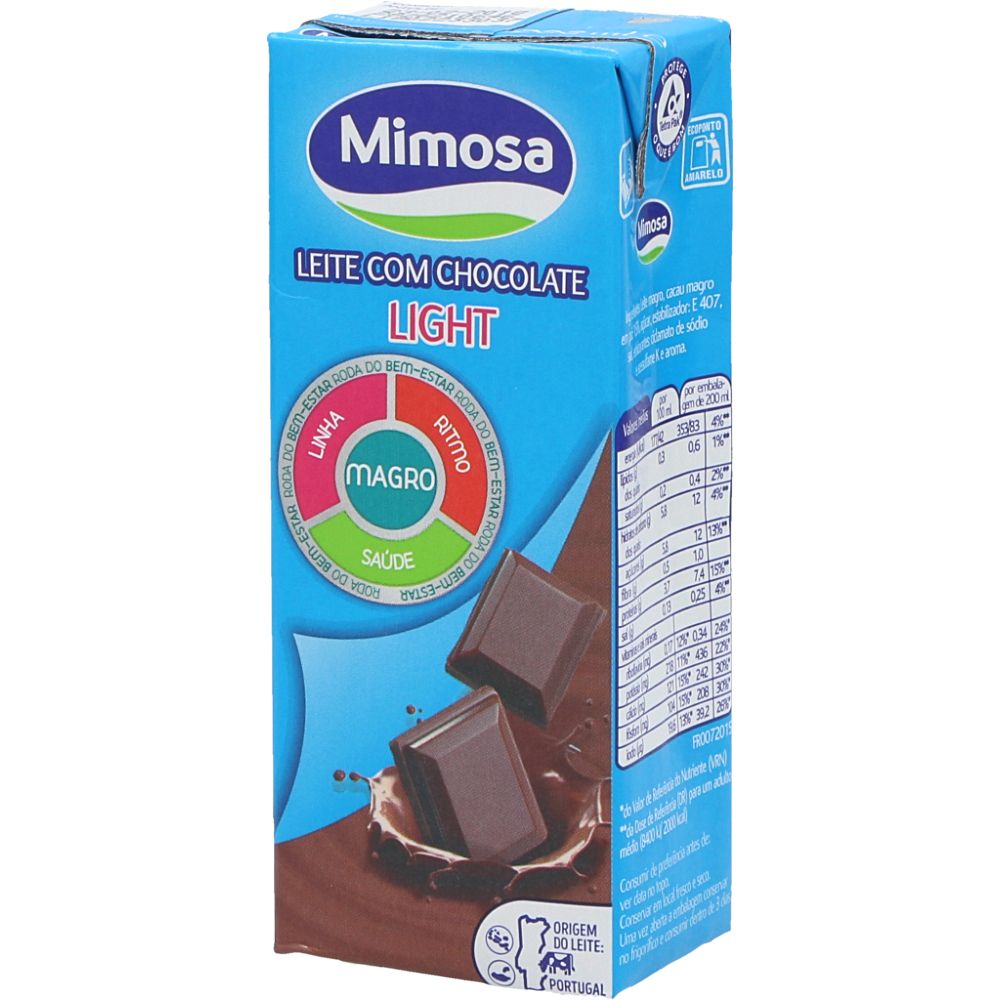  - Mimosa Light Chocolate Milk 200mL (1)