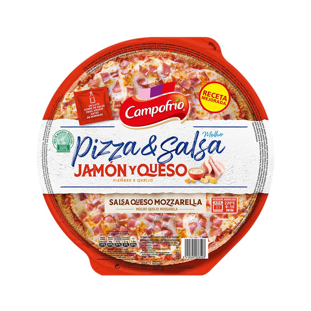  - Campofrio Ham/Cheese Pizza 360g (2)