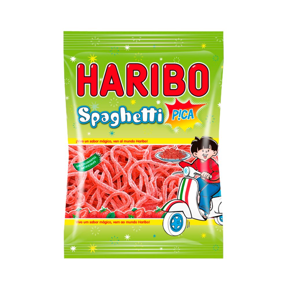  - Haribo Strawberry Spaghetti 80g (1)