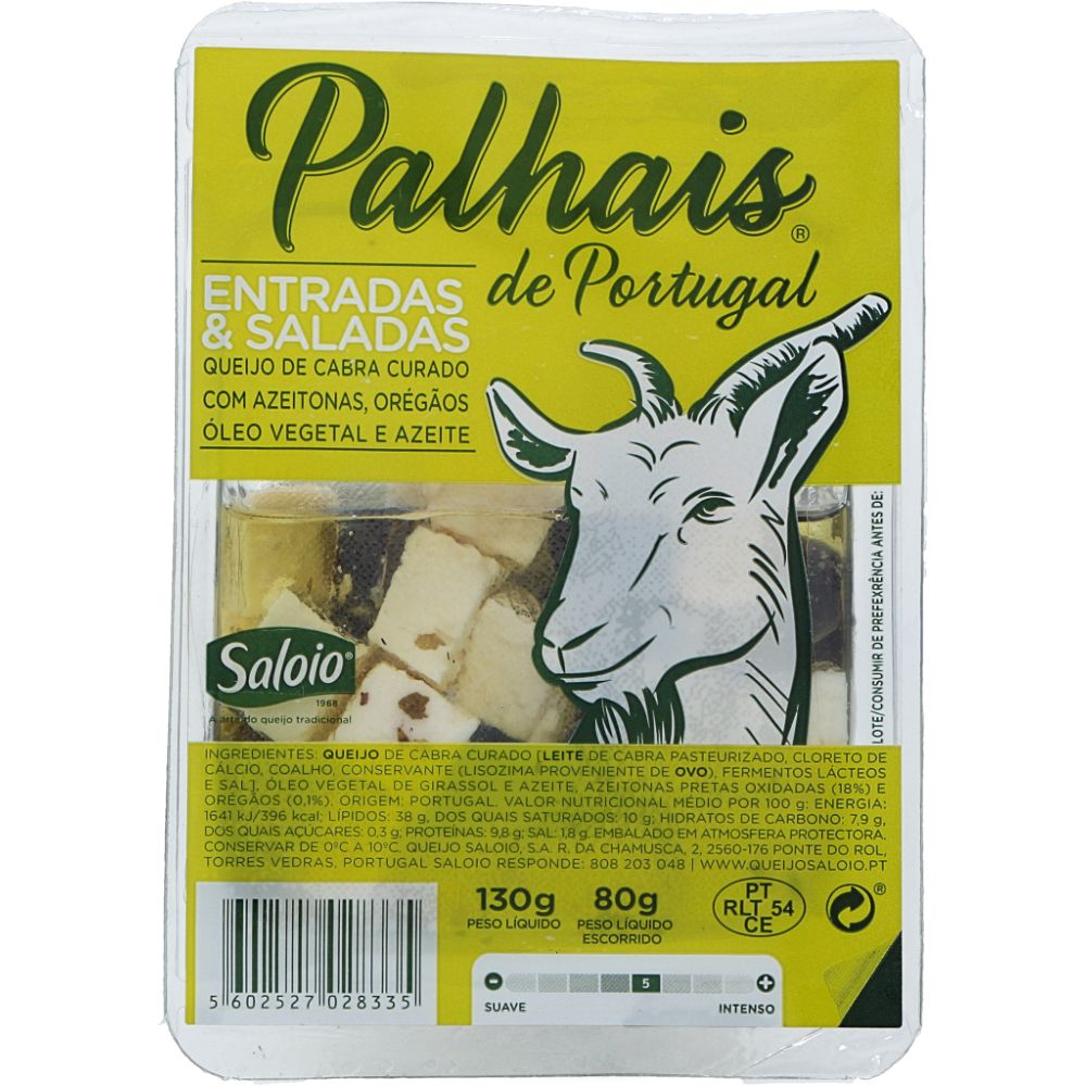  - Palhais Starters & Salads Goat`s Cheese in Olive Oil w/ Olives & Oregon 130g (1)