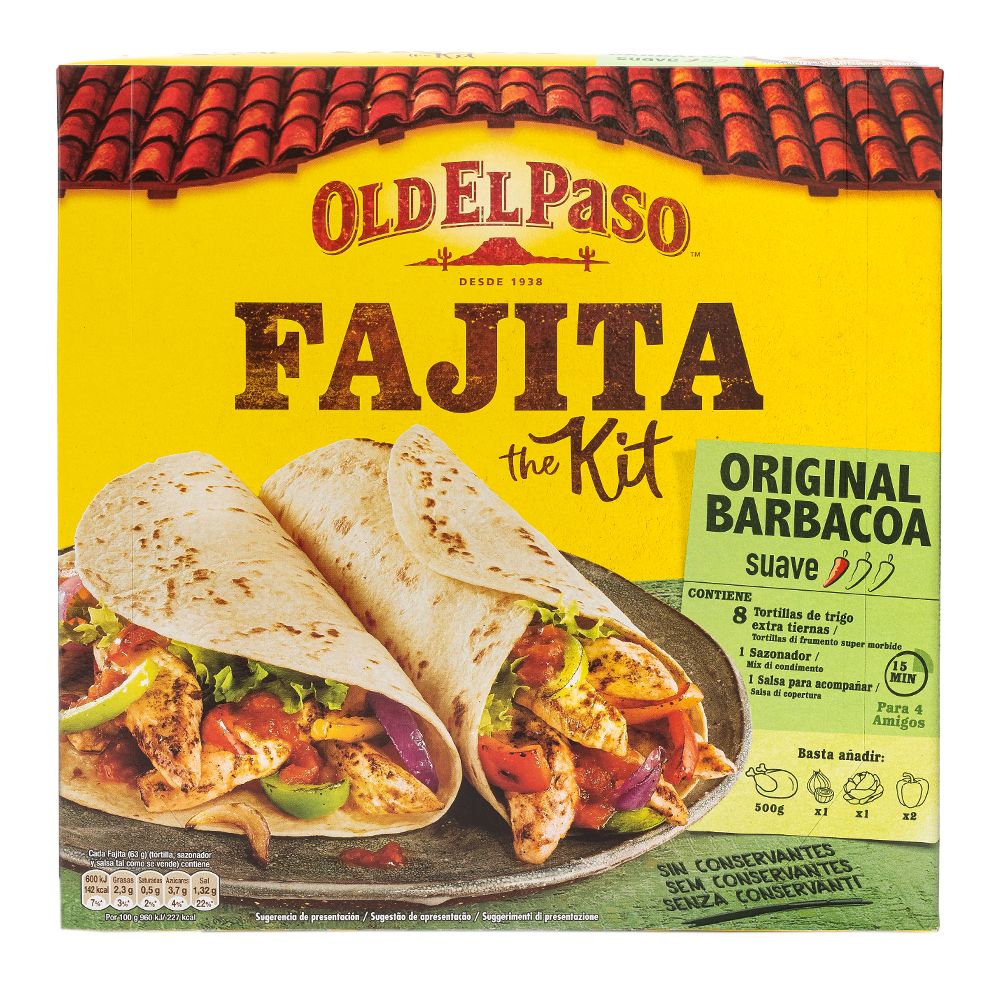  - Kit Fajita Old El Paso Original 500g