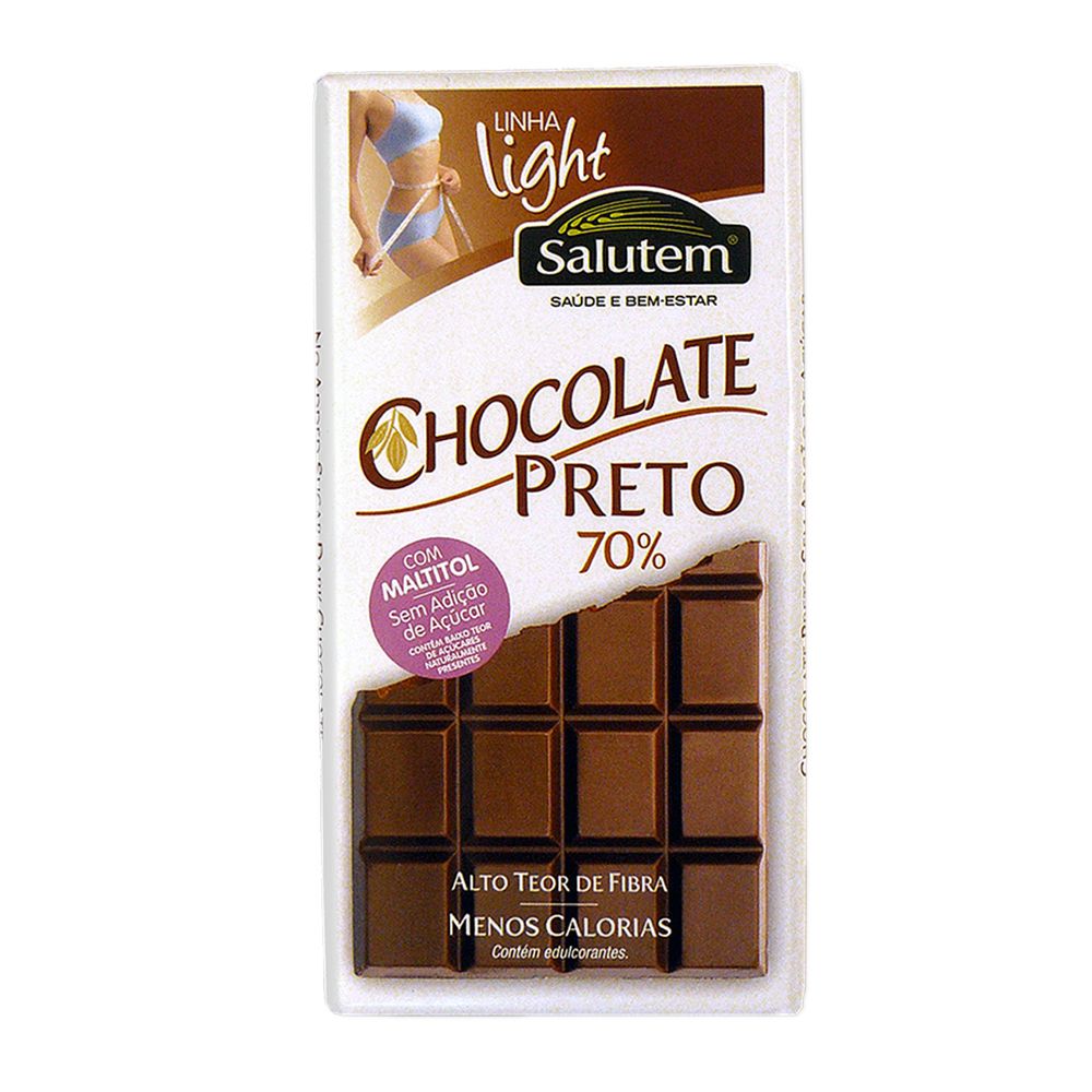  - Chocolate Salutem Preto s/ Açúcar 75 g (1)