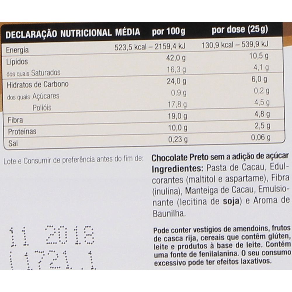  - Chocolate Salutem Preto s/ Açúcar 75 g (2)