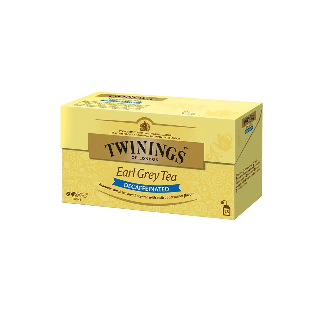  - Chá Twinings Earl Grey Descafeinado 25 Saquetas = 50 g (1)