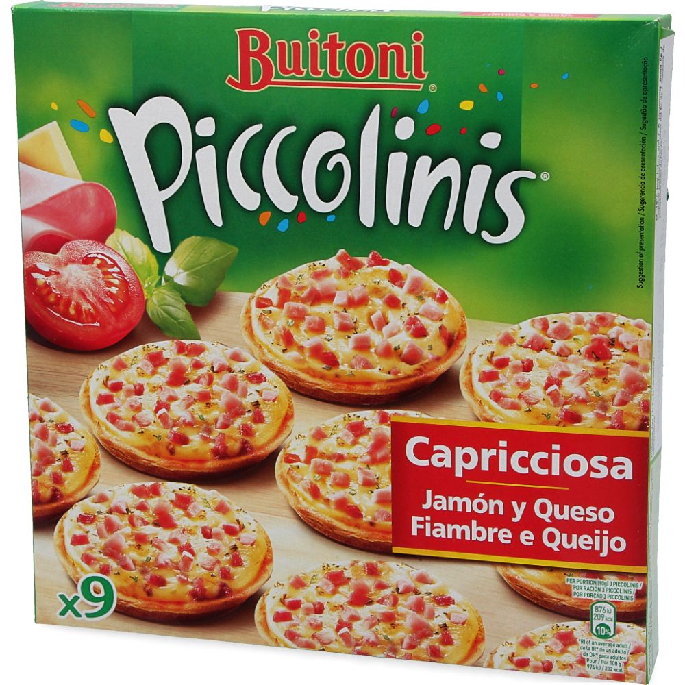 - Buitoni Cheese & Ham Piccolinis 9un = 270g (1)