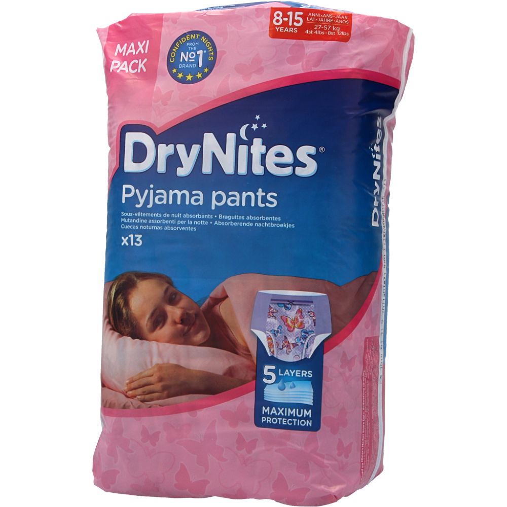  - Dry Nites 8-15 Years Boy Pants 13un (1)