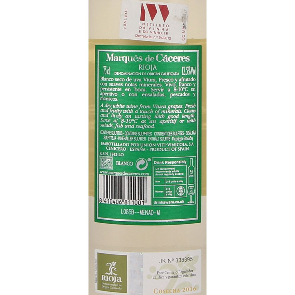  - Marqués de Cáceres White Wine 75cl (2)