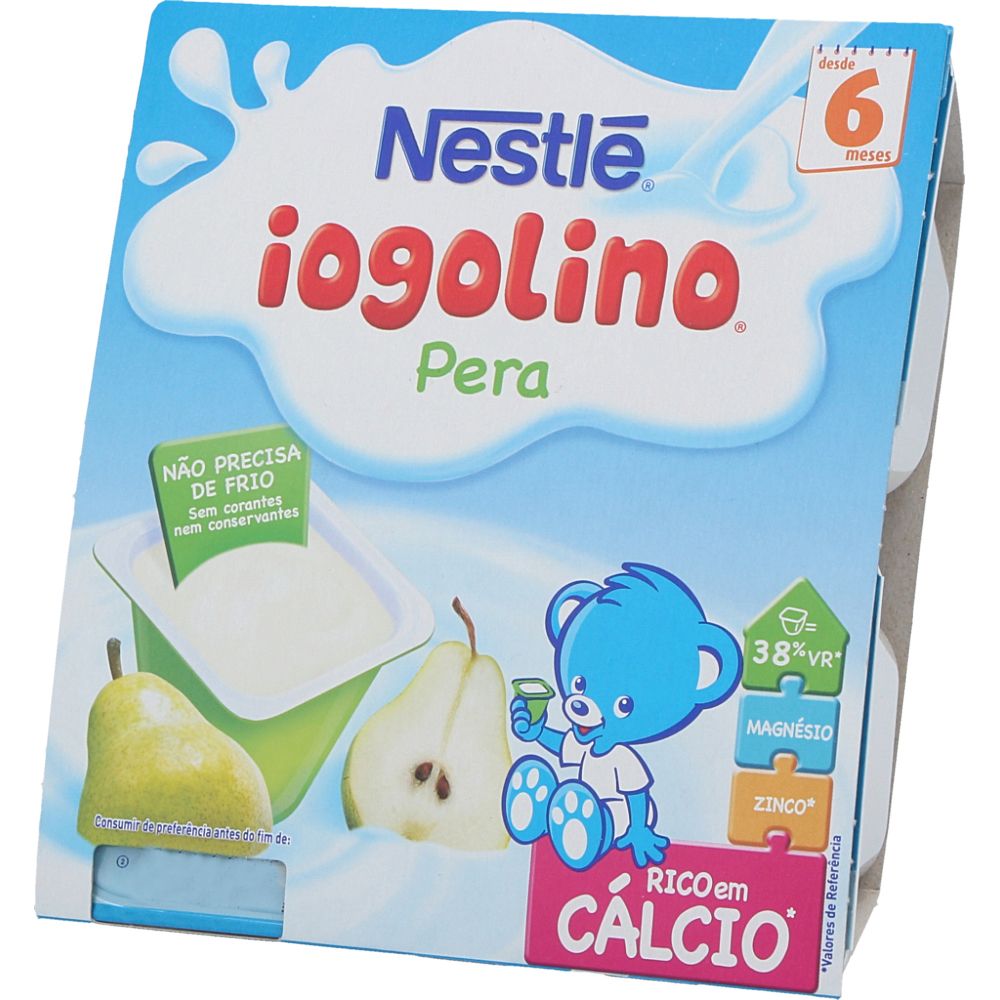  - Sobremesa Láctea Iogolino Pera 4 x 100g (1)