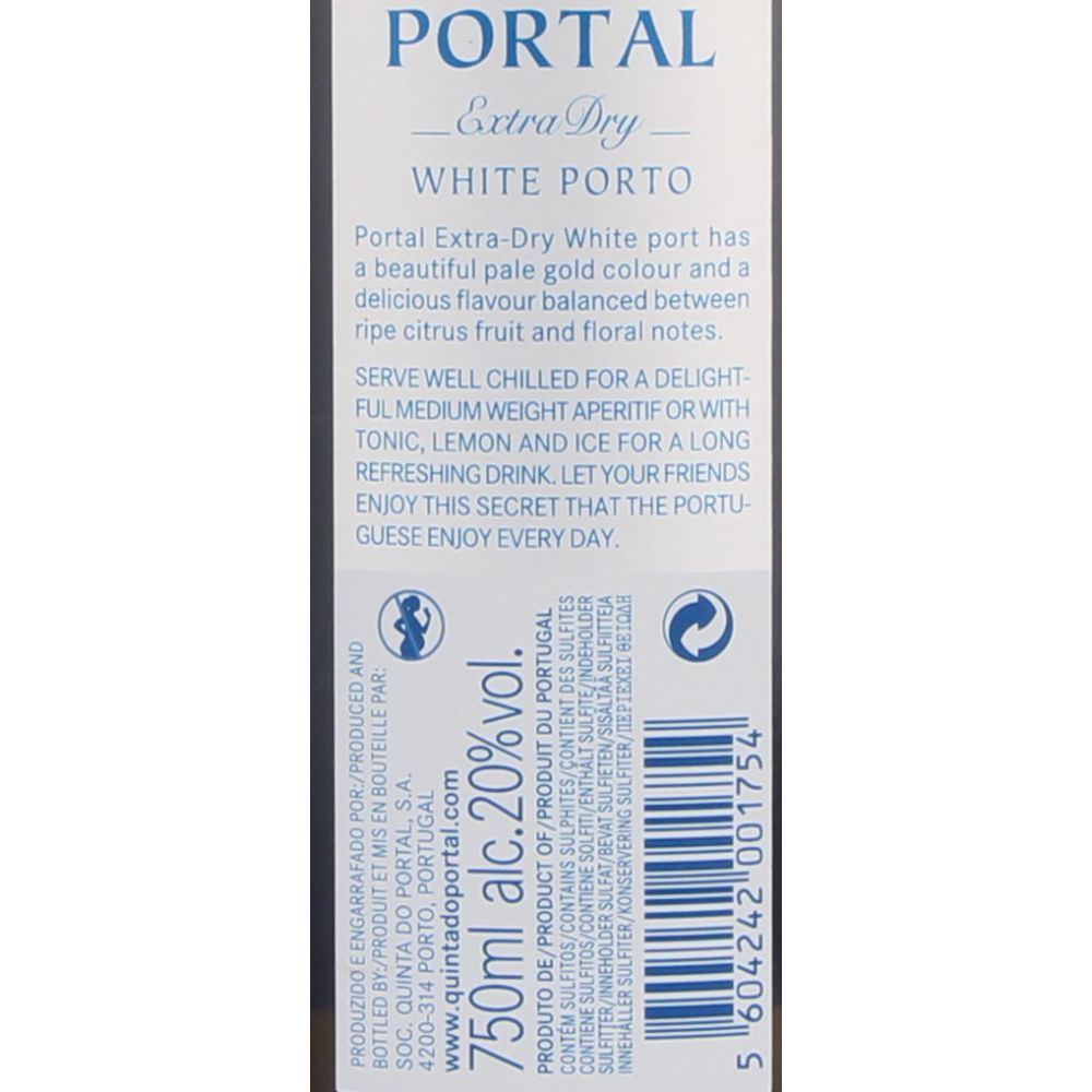  - Portal Extra Dry White Port Wine 75cl (2)