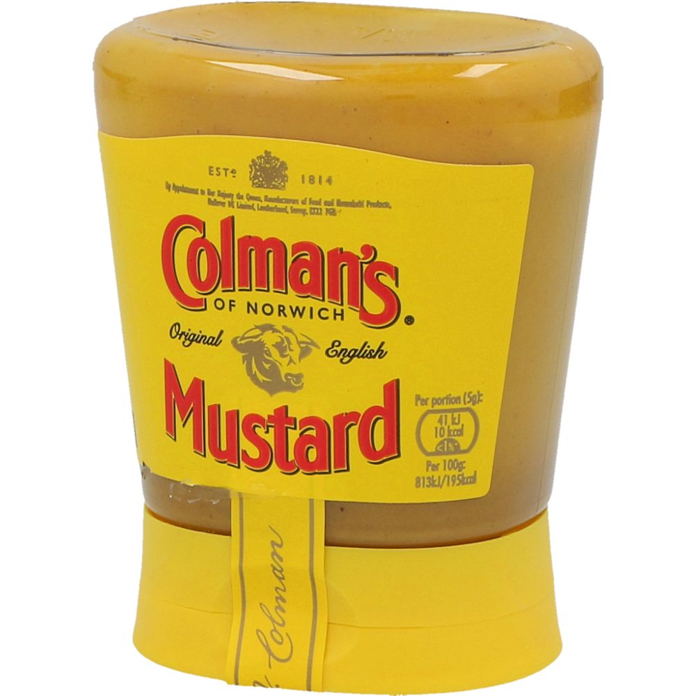 Colman's Squeezable Mustard jar