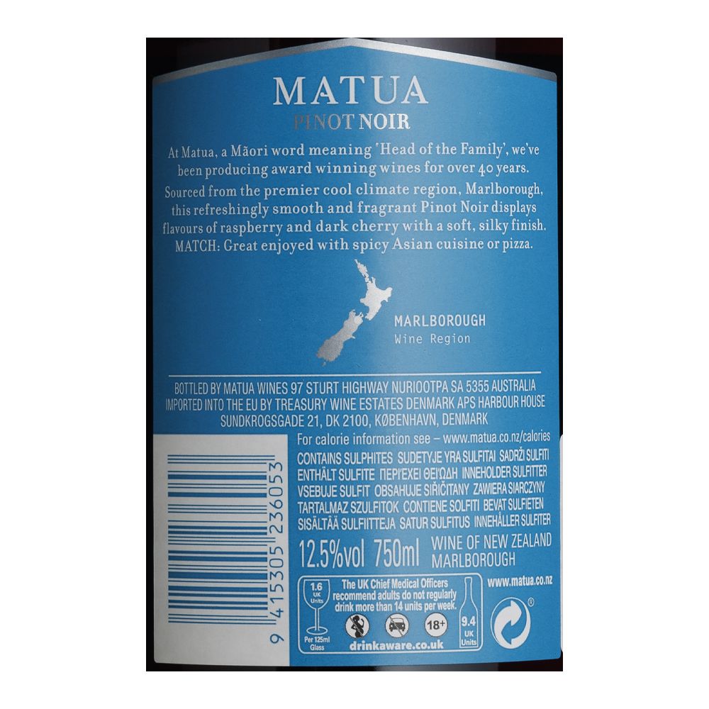  - Matua Valley Pinot Noir Red Wine 75cl (2)
