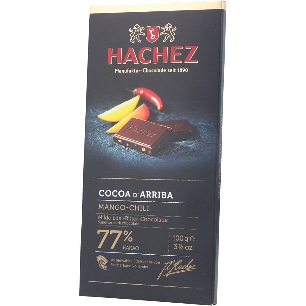  - Hachez Mango & Chilli Dark Chocolate 100g (1)