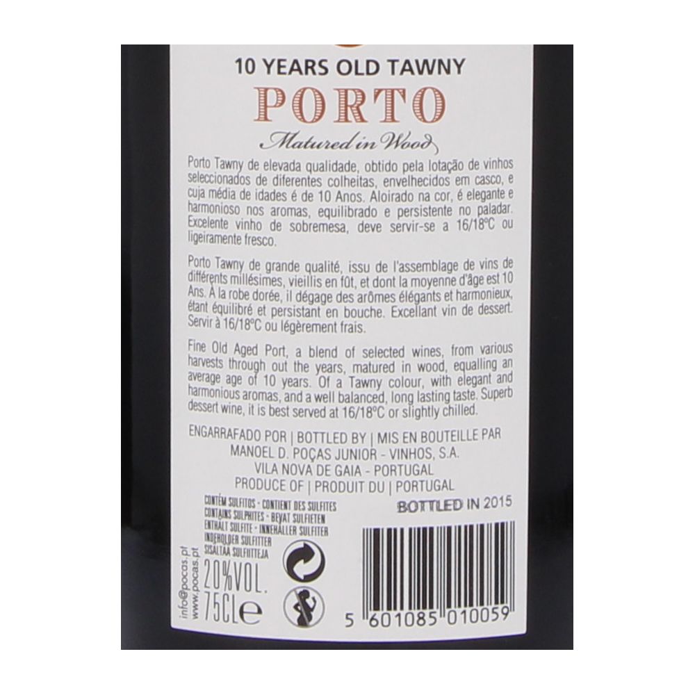  - Pocas Port Wine 10 Years Old 75cl (2)