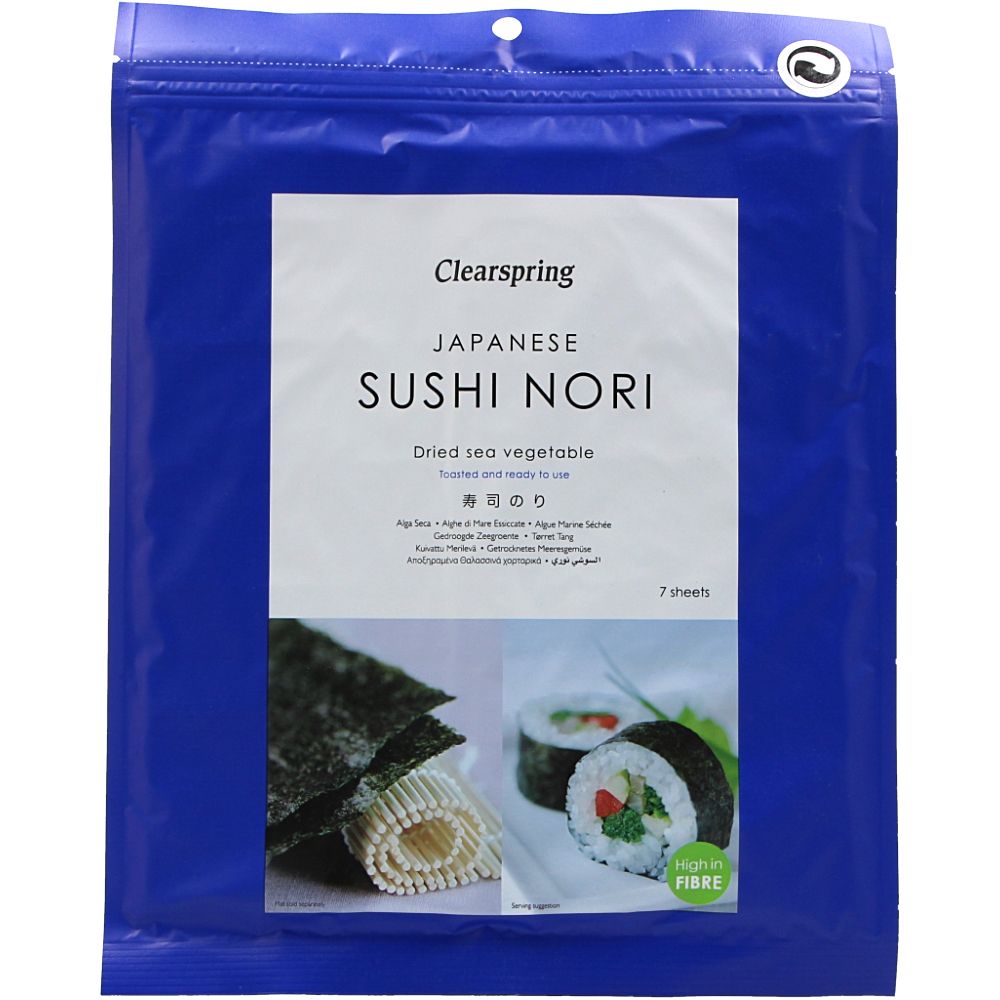  - Algas Clearspring Sushi Nori 17 g (1)