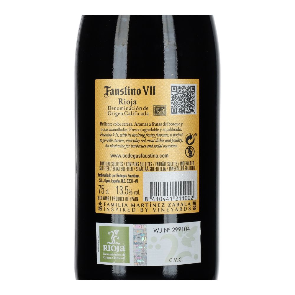  - Faustino VII Red Wine 75cl (2)